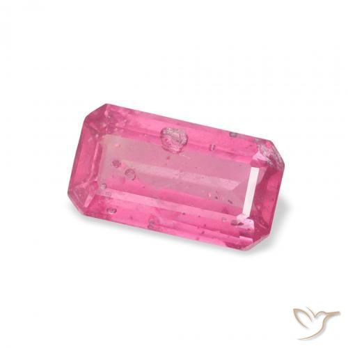 Rubis Medium Dark-Pink naturelle Octogone / coupe Émeraude, 1.63 ct, SI