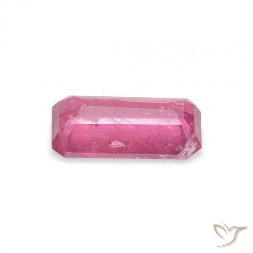 Rubis Medium Dark-Pink naturelle Octogone / coupe Émeraude, 1.63 ct, SI
