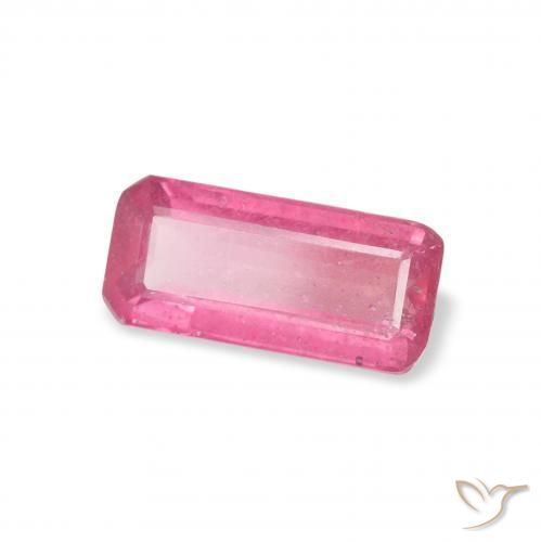 Rubis Rose vif naturelle Octogone / coupe Émeraude, 1.07 ct, VS-SI