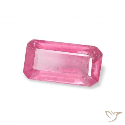 Rubis Rose vif naturelle Octogone / coupe Émeraude, 1.55 ct, VS-SI