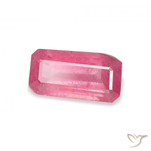 Rubis Rouge Rosâtre naturelle Octogone / coupe Émeraude, 1.84 ct, VS-SI