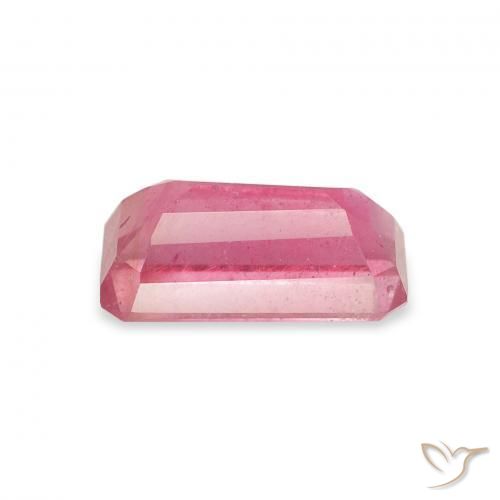 Rubis Rouge Rosâtre naturelle Octogone / coupe Émeraude, 1.84 ct, VS-SI