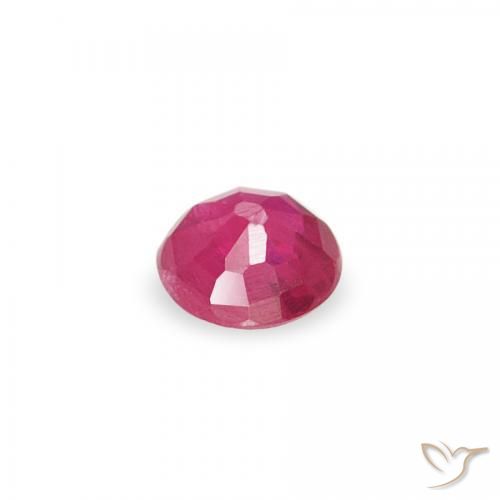 Rubis Rouge Rosâtre naturelle Tour, 0.08 ct, SI