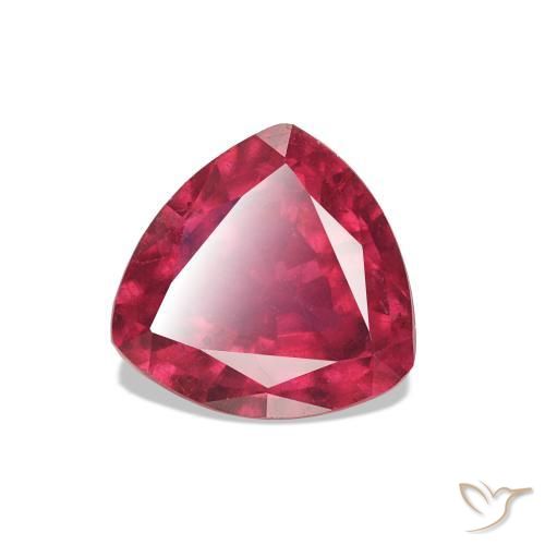 Rubis Rouge foncé naturelle Trillion, 2.11 ct, VVS-VS