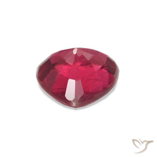 Rubis Rouge foncé naturelle Trillion, 2.11 ct, VVS-VS