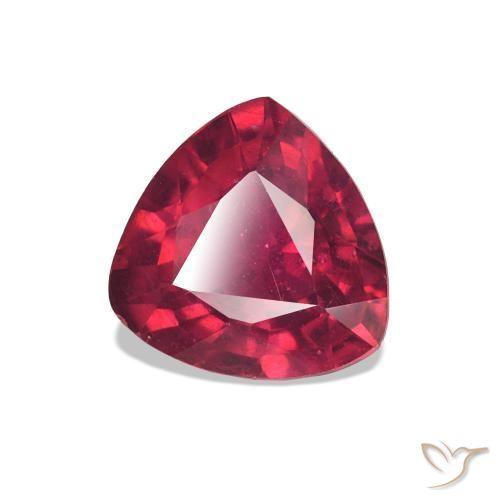 Rubis Medium Dark-Red naturelle Trillion, 1.48 ct, VS