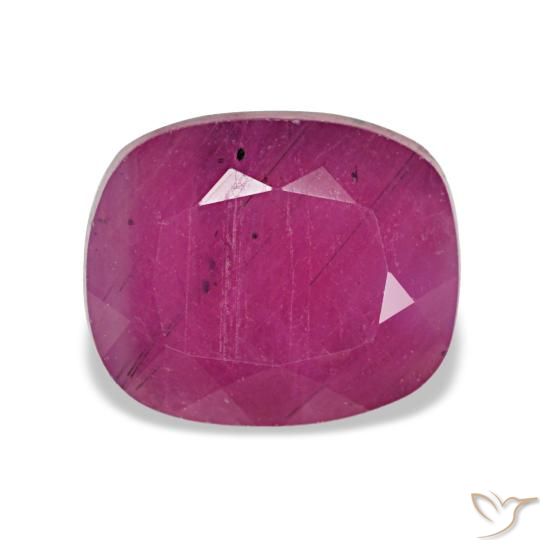 Rubis rouge de 2,65 ct, coussin, VS