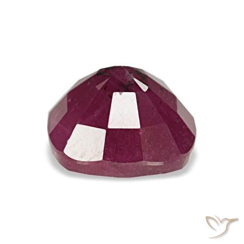 Rubis rouge naturelle coupe coussin, 1,70 ct, VS