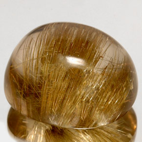 Quartz rutilé jaune naturelle transparent, 128,20 ct, transparent / translucide
