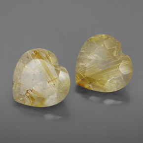 Achetez naturel ct jaune quartz rutilé gems, transparent, en provenance brésil chez gemselect. en stock, livraison internationale!