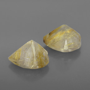 Achetez naturel ct jaune quartz rutilé gems, transparent, en provenance brésil chez gemselect. en stock, livraison internationale!