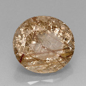 Quartz rutilé jaune naturelle transparent, 18,09 ct, transparent / translucide