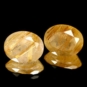 Achetez naturel ct jaune quartz rutilé gems, transparent, en provenance inde chez gemselect. en stock, livraison internationale!