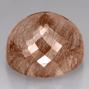 Quartz rutilé marron naturelle transparent, 550,71 ct, transparent / translucide