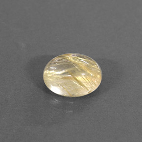 Quartz rutilé jaune naturelle transparent, 1,53 ct, transparent / translucide