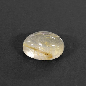 Quartz rutilé jaune naturelle transparent, 1,44 ct, transparent / translucide