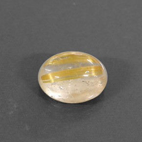 Quartz rutilé jaune naturelle transparent, 1,66 ct, transparent / translucide