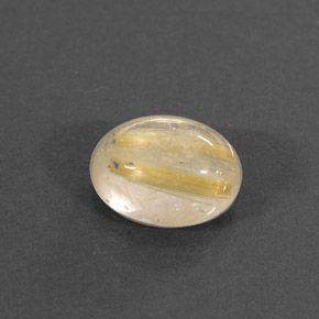 Quartz rutilé jaune naturelle transparent, 1,50 ct, transparent / translucide