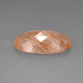 Quartz rutilé jaune naturelle transparent, 35,50 ct, transparent / translucide