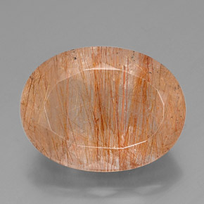 Quartz rutilé jaune naturelle transparent, 38,06 ct, transparent / translucide