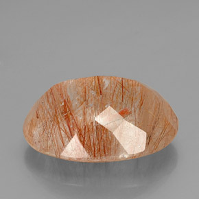 Quartz rutilé jaune naturelle transparent, 38,06 ct, transparent / translucide