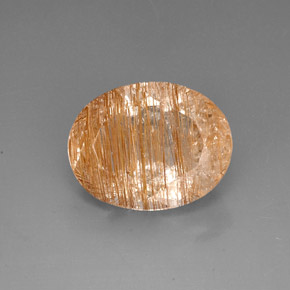 Quartz rutilé jaune naturelle transparent, 22,42 ct, transparent / translucide
