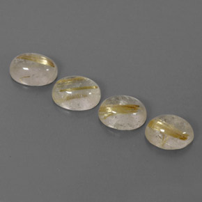Achetez naturel ct jaune quartz rutilé gems, transparent, en provenance brésil chez gemselect. en stock, livraison internationale!