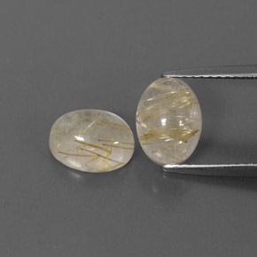 Achetez naturel ct jaune quartz rutilé gems, transparent, en provenance brésil chez gemselect. en stock, livraison internationale!