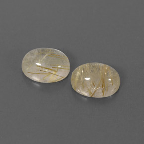 Achetez naturel ct jaune quartz rutilé gems, transparent, en provenance brésil chez gemselect. en stock, livraison internationale!