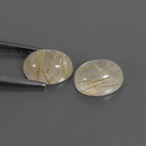 Achetez naturel ct jaune quartz rutilé gems, transparent, en provenance brésil chez gemselect. en stock, livraison internationale!