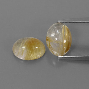 Achetez naturel ct jaune quartz rutilé gems, transparent, en provenance brésil chez gemselect. en stock, livraison internationale!