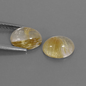 Achetez naturel ct jaune quartz rutilé gems, transparent, en provenance brésil chez gemselect. en stock, livraison internationale!