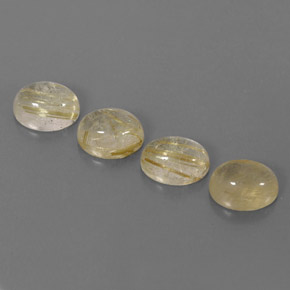 Achetez naturel ct jaune quartz rutilé gems, transparent, en provenance brésil chez gemselect. en stock, livraison internationale!