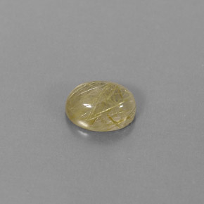 Quartz rutilé jaune naturelle transparent, 1,82 ct, transparent / translucide