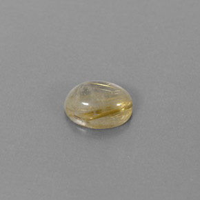Quartz rutilé jaune naturelle transparent, 1,61 ct, transparent / translucide