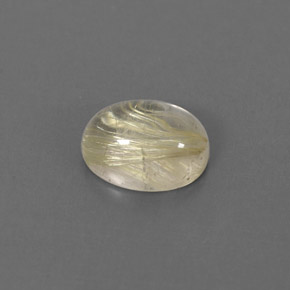 Quartz rutilé jaune naturelle transparent, 1,60 ct, transparent / translucide