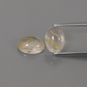 Achetez naturel ct jaune quartz rutilé gems, transparent, en provenance inde chez gemselect. en stock, livraison internationale!