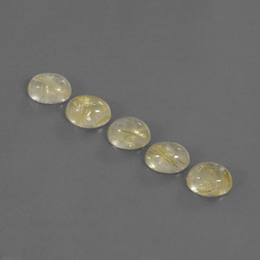 Achetez naturel ct jaune quartz rutilé gems, transparent, en provenance inde chez gemselect. en stock, livraison internationale!