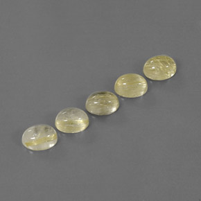Achetez naturel ct jaune quartz rutilé gems, transparent, en provenance inde chez gemselect. en stock, livraison internationale!