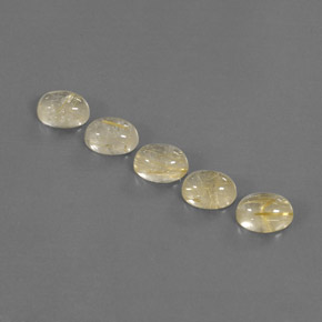 Achetez naturel ct jaune quartz rutilé gems, transparent, en provenance inde chez gemselect. en stock, livraison internationale!