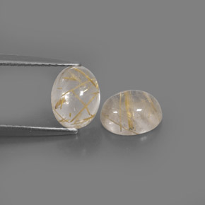 Achetez naturel ct jaune quartz rutilé gems, transparent, en provenance inde chez gemselect. en stock, livraison internationale!