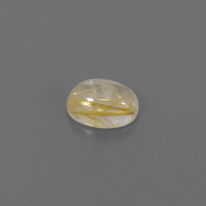 Quartz rutilé jaune naturelle transparent, 1,42 ct, transparent / translucide