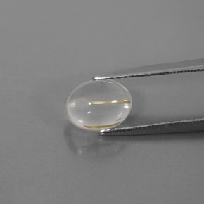 Quartz rutilé jaune naturelle transparent, 1,64 ct, transparent / translucide
