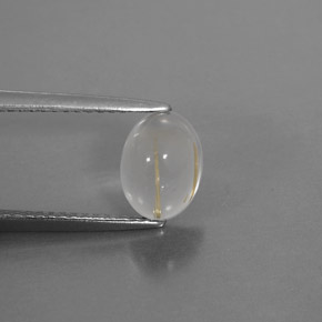 Quartz rutilé jaune naturelle transparent, 1,64 ct, transparent / translucide