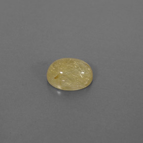Quartz rutilé jaune naturelle transparent, 1,60 ct, transparent / translucide