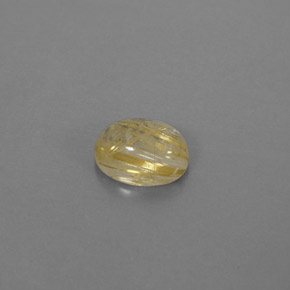 Quartz rutilé jaune naturelle transparent, 1,67 ct, transparent / translucide