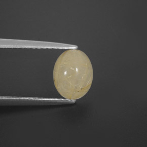 Quartz rutilé jaune naturelle transparent, 1,63 ct, transparent / translucide