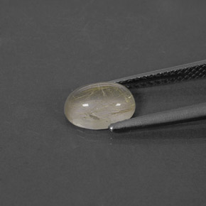 Quartz rutilé jaune naturelle transparent, 1,35 ct, transparent / translucide