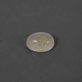 Quartz rutilé jaune naturelle transparent, 1,46 ct, transparent / translucide