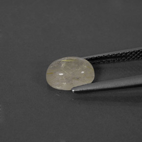 Quartz rutilé jaune naturelle transparent, 1,46 ct, transparent / translucide